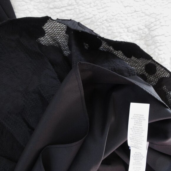 Aidan MATTOX jacquard cocktail dress lace 4 nwt party - Picture 13 of 13